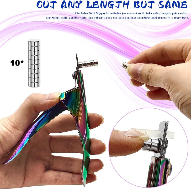 Scartink Acrylic Nail Cutter with Magnet Sizer - Image 5